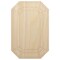 Octagon Gem Cut Diamond Jewelry Unfinished Wood Shape Piece Cutout for DIY Craft Projects